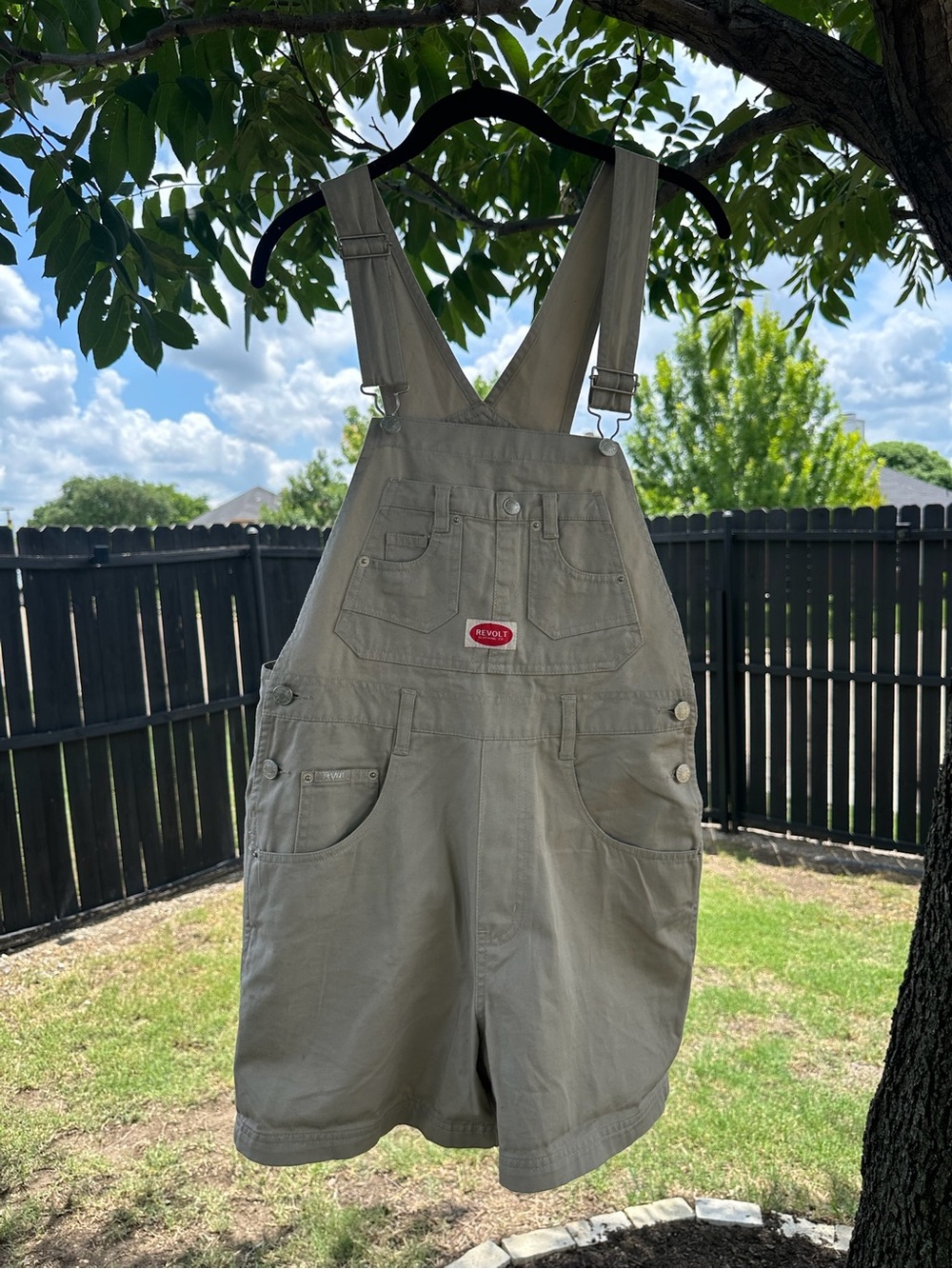 Revo Tan Women's Short Overalls